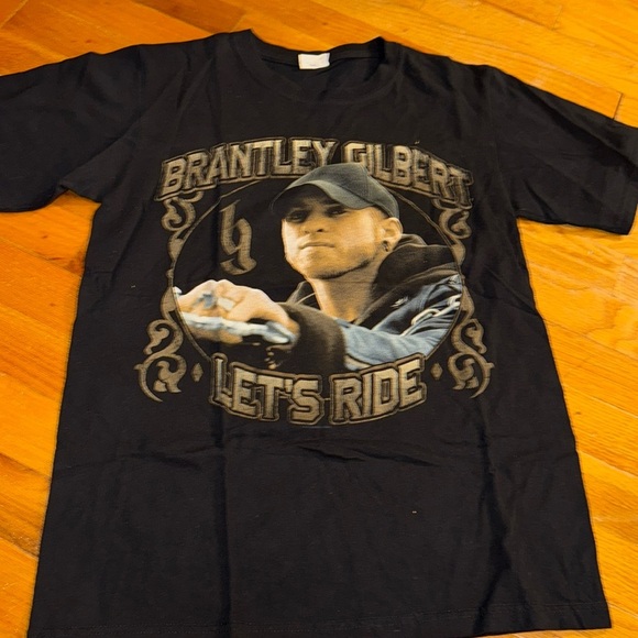 2013 Brantley Gilbert - Tour - Black Shirt - SM - Anvil LET’s RIDE Concert - Picture 2 of 4